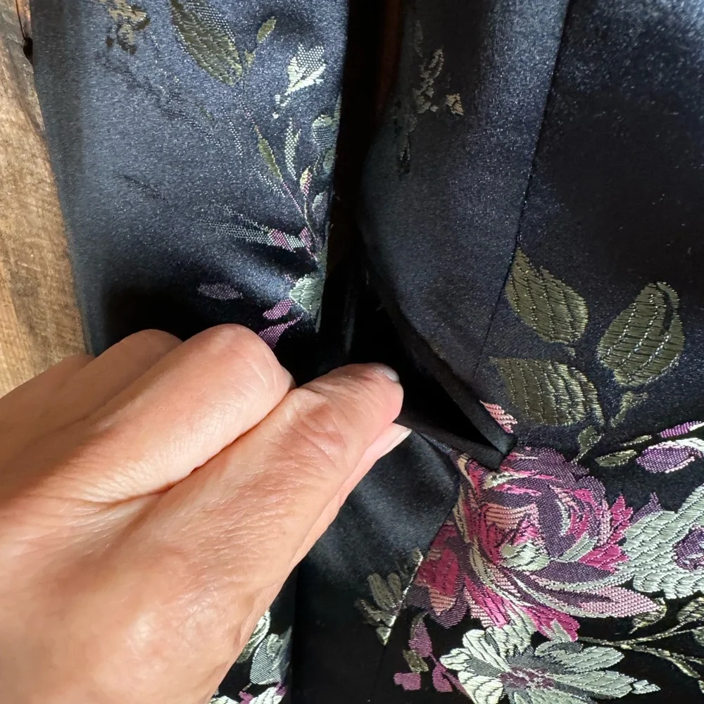 Zara Basic Jacquard Tuxedo Blazer - Size X-Small - Picture 5 of 16